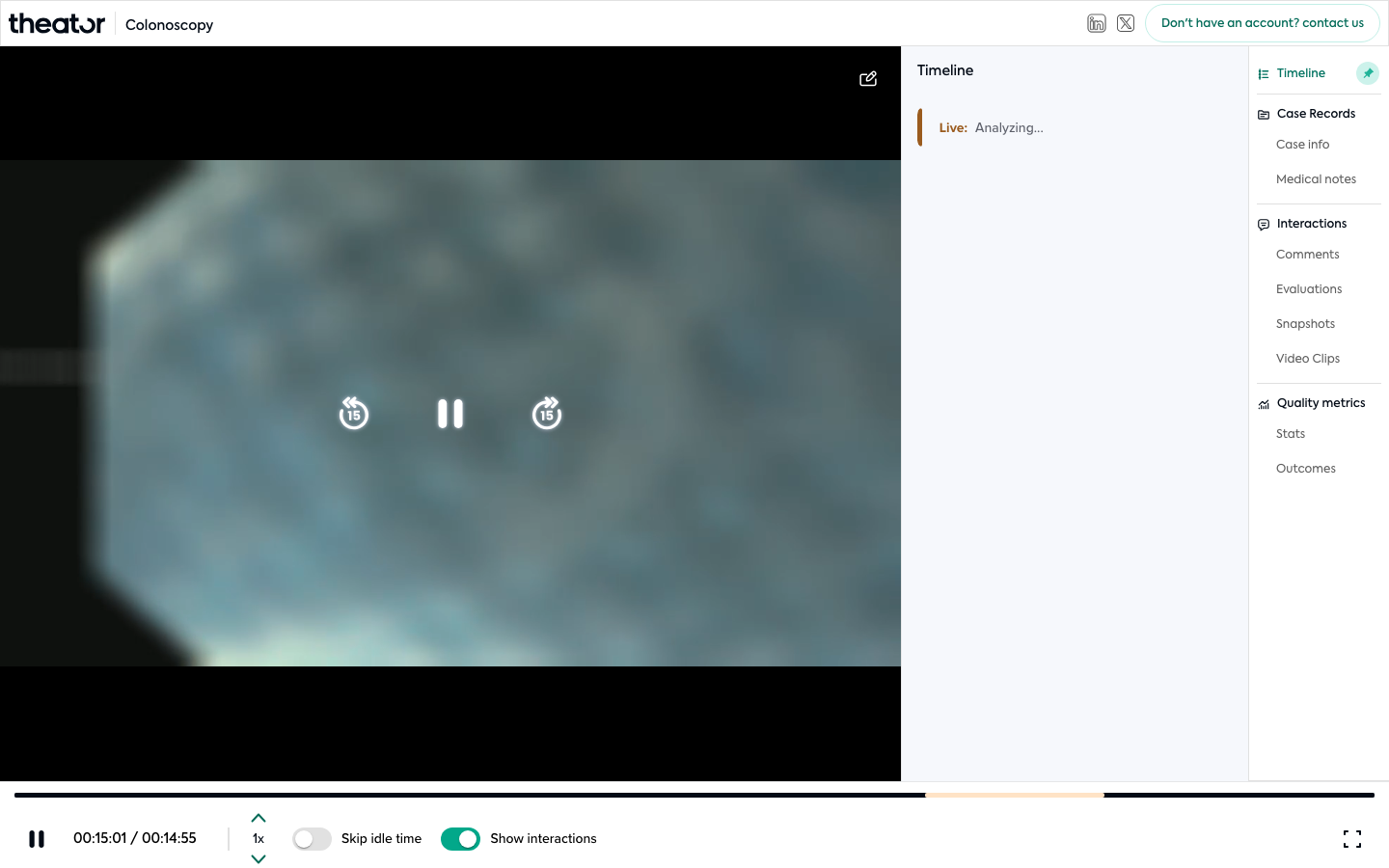 The Case Lite viewer an external recipient sees — no account required
